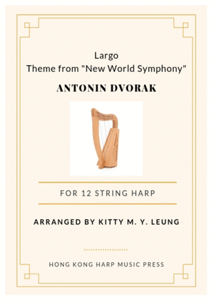 Largo (from New World Symphony) by Dvorak - 12 String Small Lap Harp