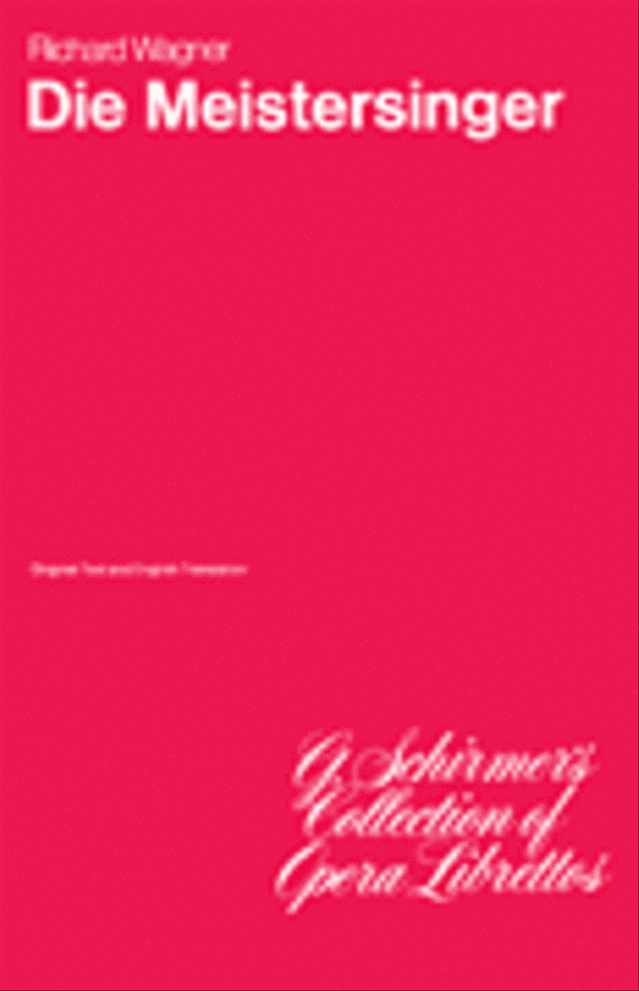 Die Meistersinger von Nürnberg Voice scores gallery preview page 1