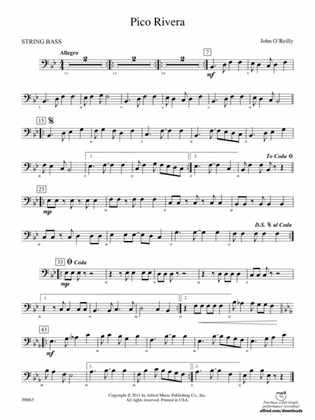 Pico Rivera: (wp) String Bass