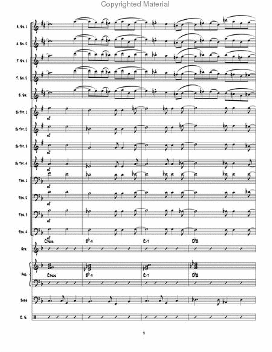Man Ain't Said My Name Man Ain't Said My Name Jazz Ensemble scores gallery preview page 10