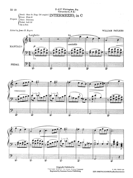 Intermezzo in C (Organ)