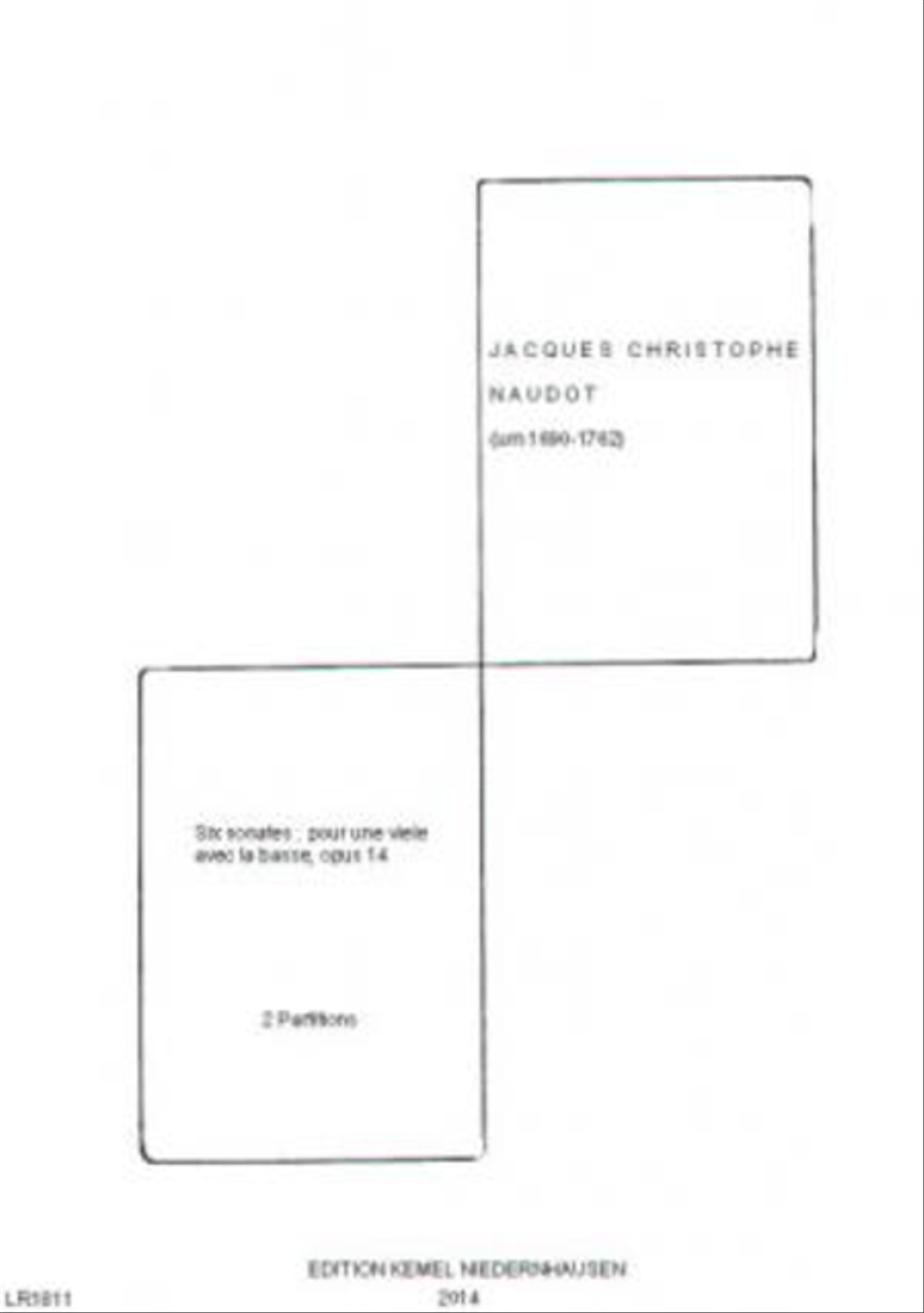 Six sonates Violin scores gallery preview page 1
