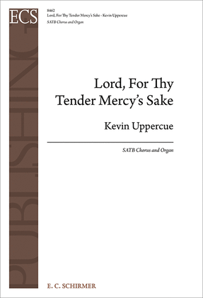 Book cover for Lord, For Thy Tender Mercy's Sake