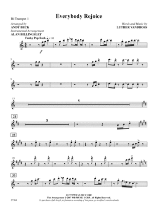 Everybody Rejoice (from The Wiz): 1st B-flat Trumpet