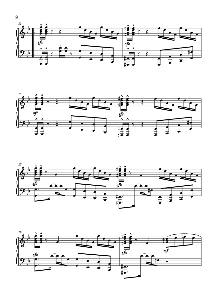 Chop Suey! Chop Suey! Piano Solo scores gallery preview page 3