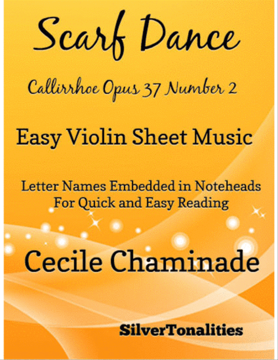 Scarf Dance Callirrhoe Opus 37 Number 2 Easy Violin Sheet Music Violin Solo scores gallery preview page 1