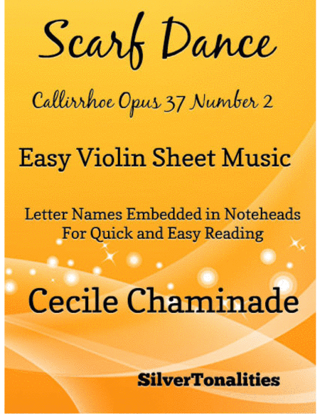 Scarf Dance Callirrhoe Opus 37 Number 2 Easy Violin Sheet Music