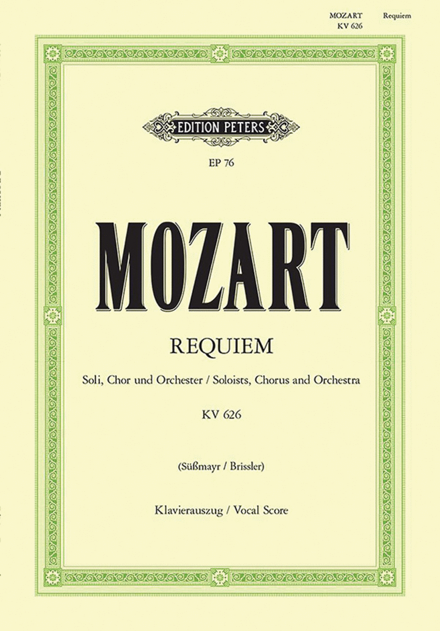 Requiem 4-Part scores gallery preview page 1