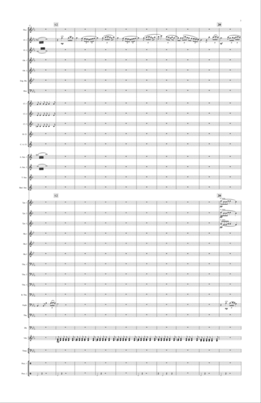 Sailing the Severn Concert Band scores gallery preview page 3