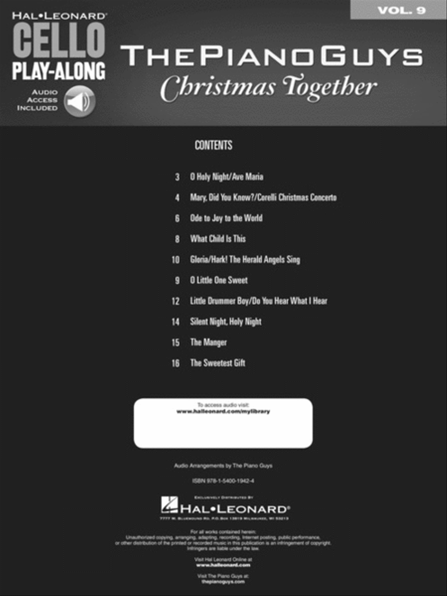 The Piano Guys - Christmas Together Cello scores gallery preview page 2