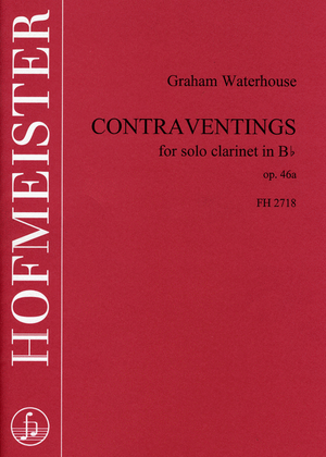 Book cover for Contraventings, op. 46 a
