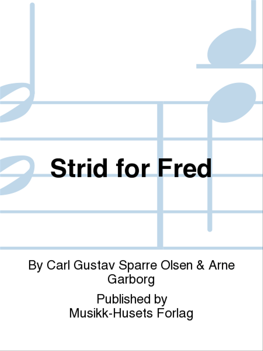 Strid for Fred Men's Choir scores gallery preview page 1