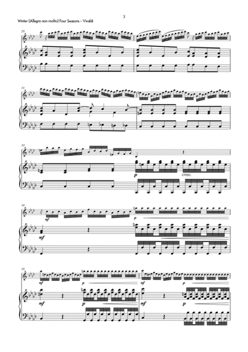 Vivaldi - Allegro non molto from Winter (The Four Seasons) in F Minor - Advanced image number null