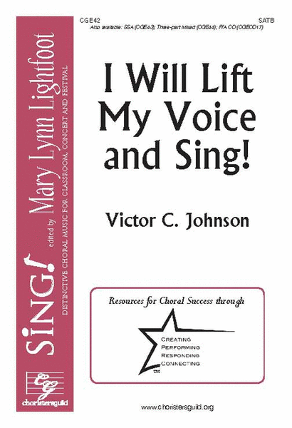 I Will Lift My Voice and Sing! (SATB) image number null