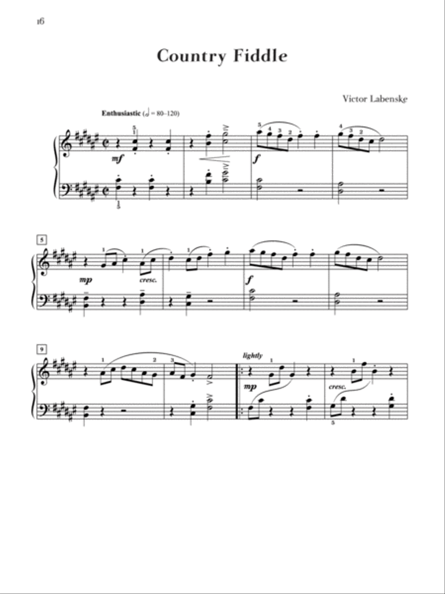 Piano Miniatures in 24 Keys Piano Solo scores gallery preview page 4