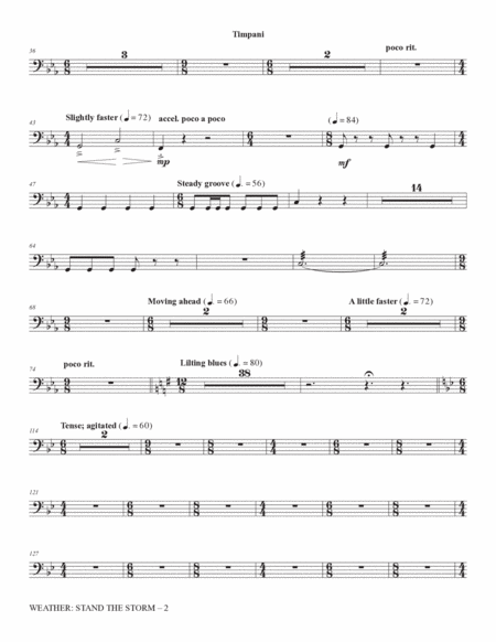 Weather: Stand The Storm (Full Orchestration) - Timpani