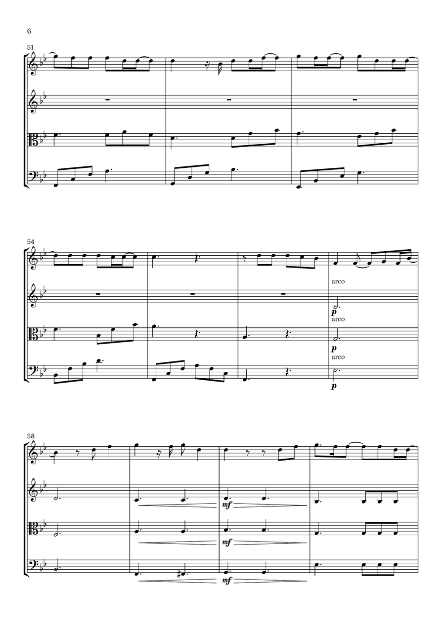 Beautiful Things String Quartet scores gallery preview page 6