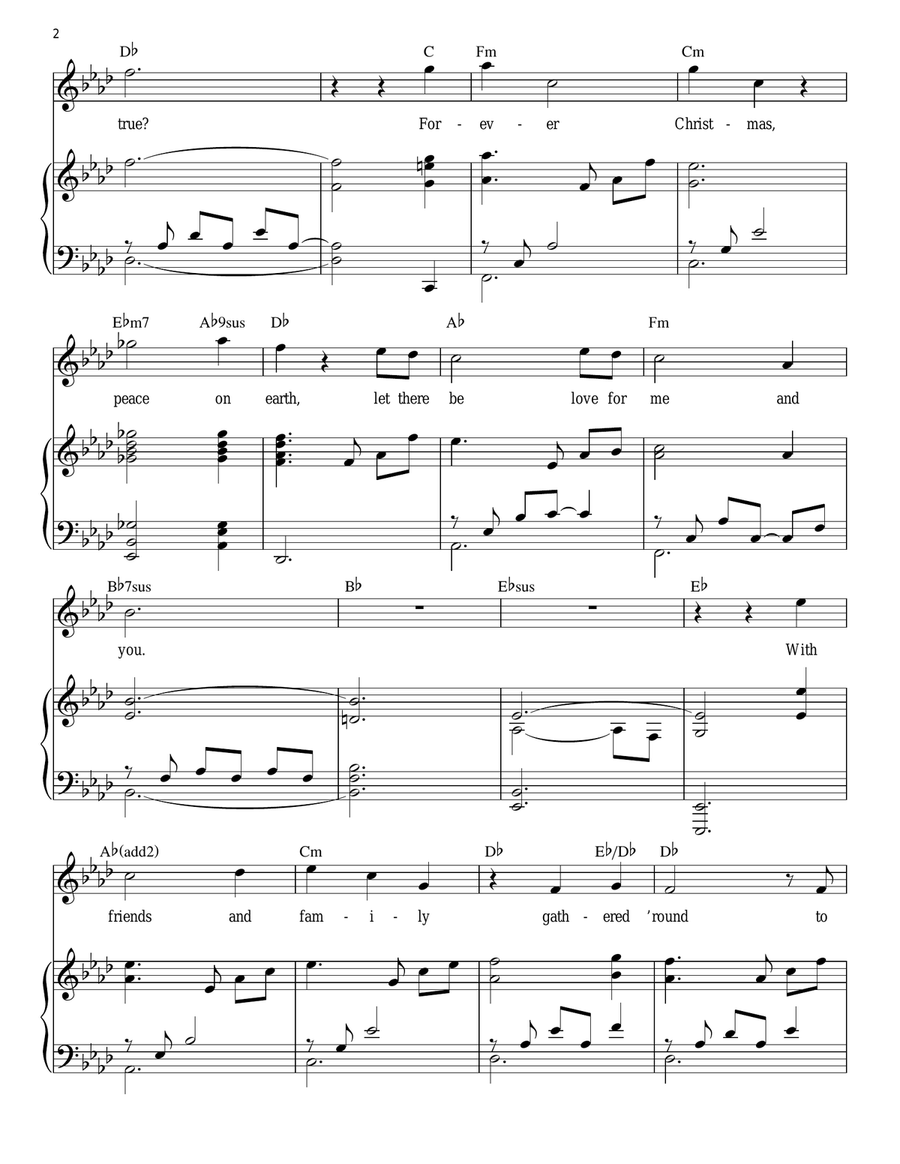 Forever Christmas Piano Solo scores gallery preview page 2