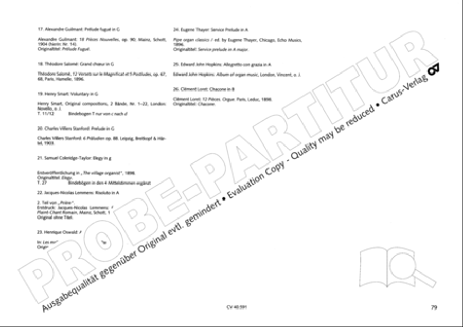 Free Organ Music from the Romantic Period, Vol. III (Freie Orgelmusik der Romantik, Band III) Organ scores gallery preview page 80