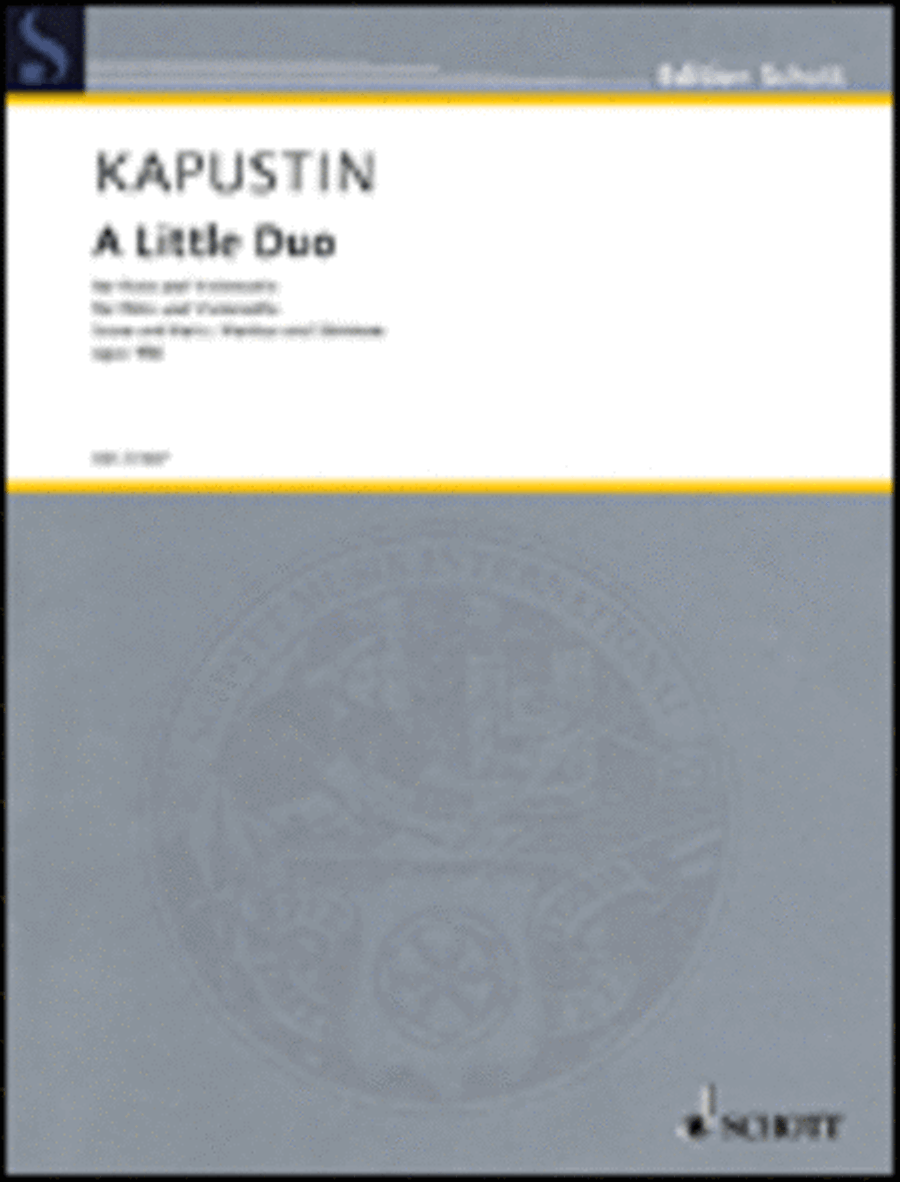 A Little Duo, Op. 156 A Little Duo, Op. 156 Flute scores gallery preview page 1