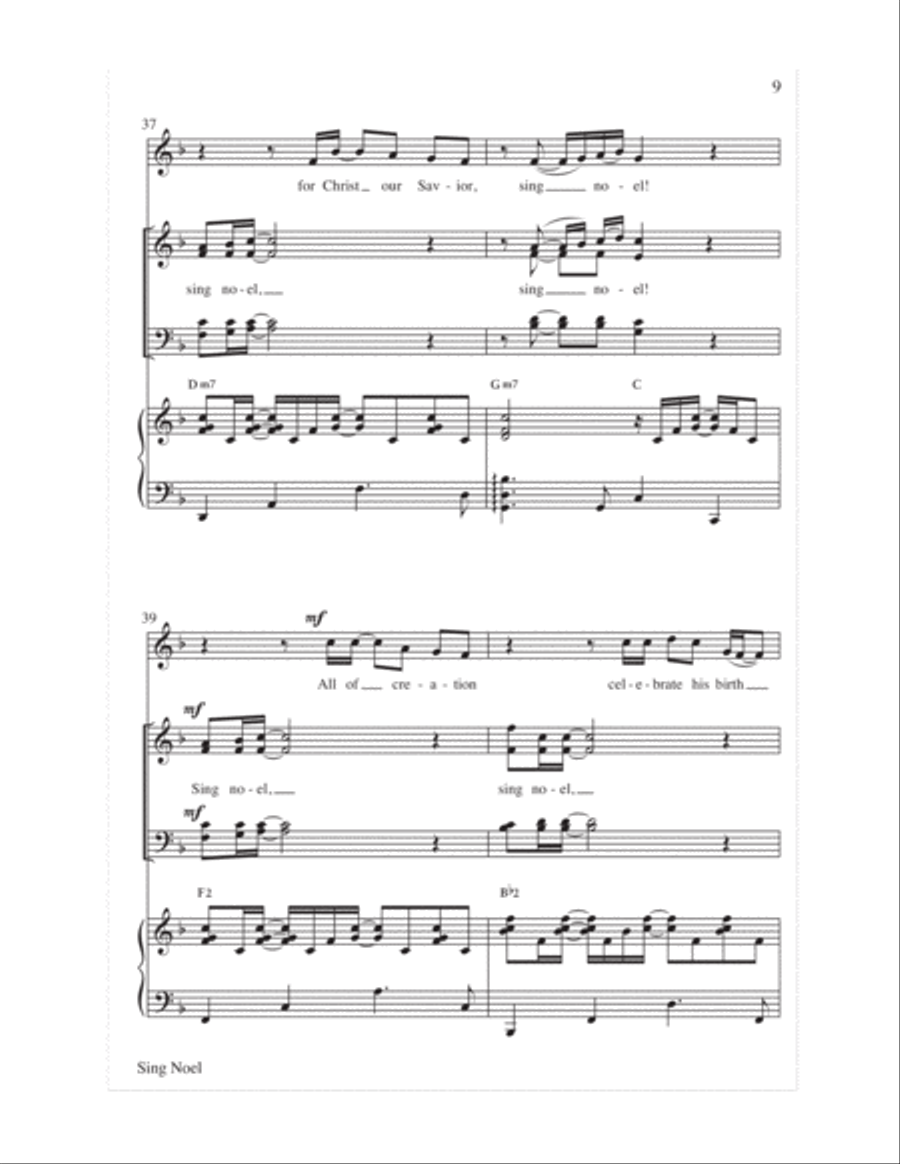 Sing Noel 4-Part scores gallery preview page 10
