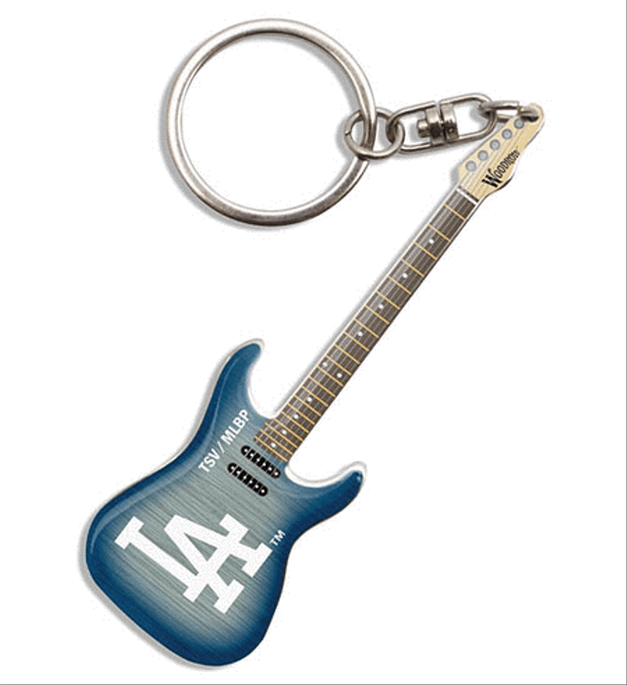 Los Angeles Dodgers Electric Guitar Keychain Electric Guitar scores gallery preview page 2