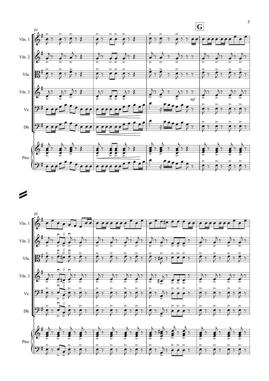 William Tell Overture for String Orchestra String Orchestra scores gallery preview page 5