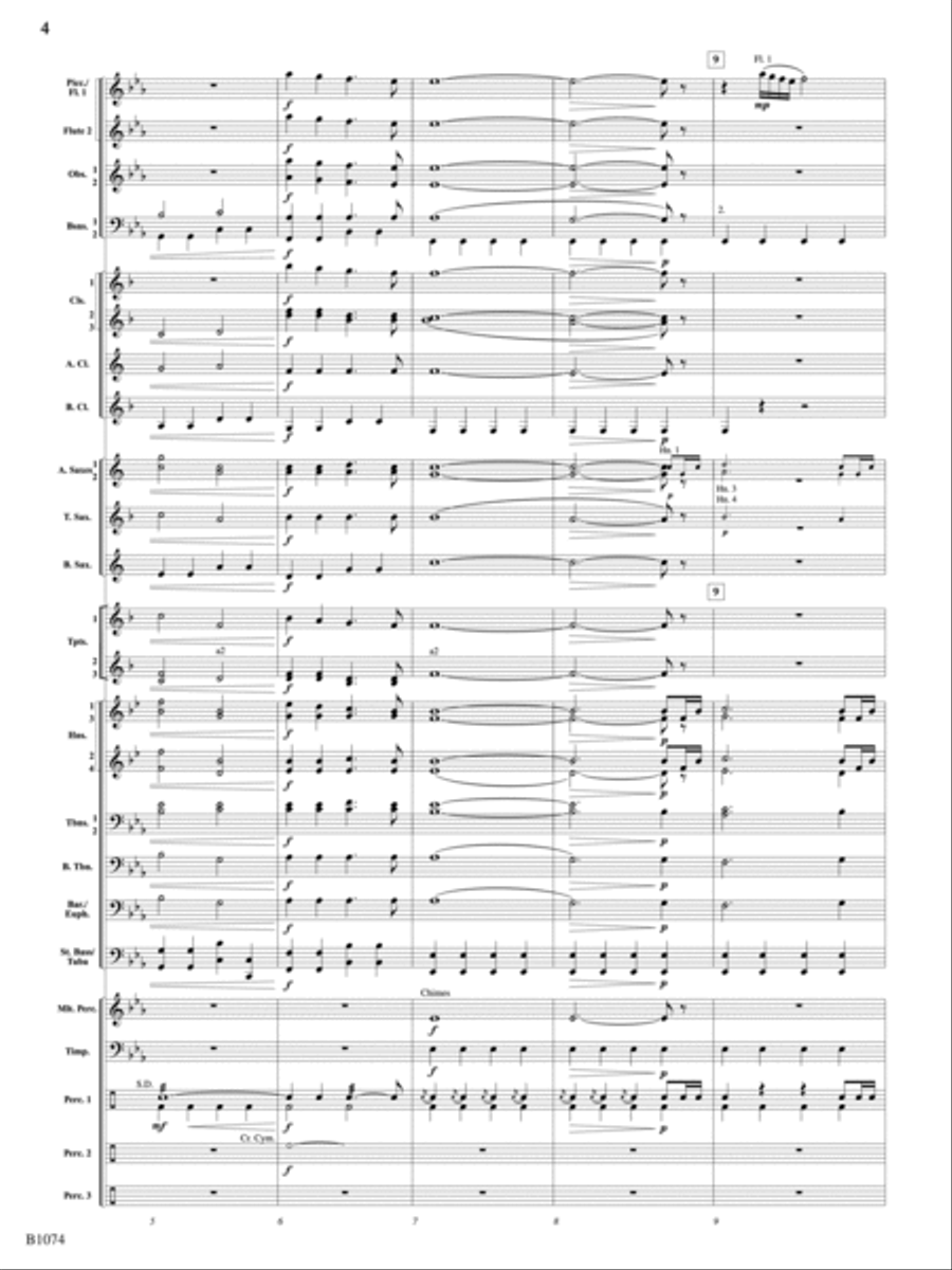 Scenes from Grand Lake: Score Concert Band scores gallery preview page 4