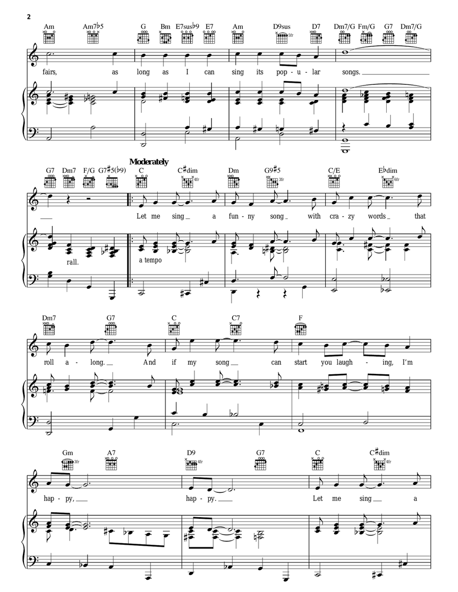 Let Me Sing And I'm Happy Guitar scores gallery preview page 2
