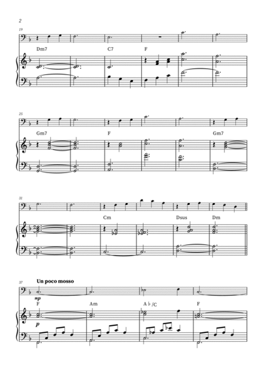 Clair de Lune - Trombone and Piano + CHORDS image number null