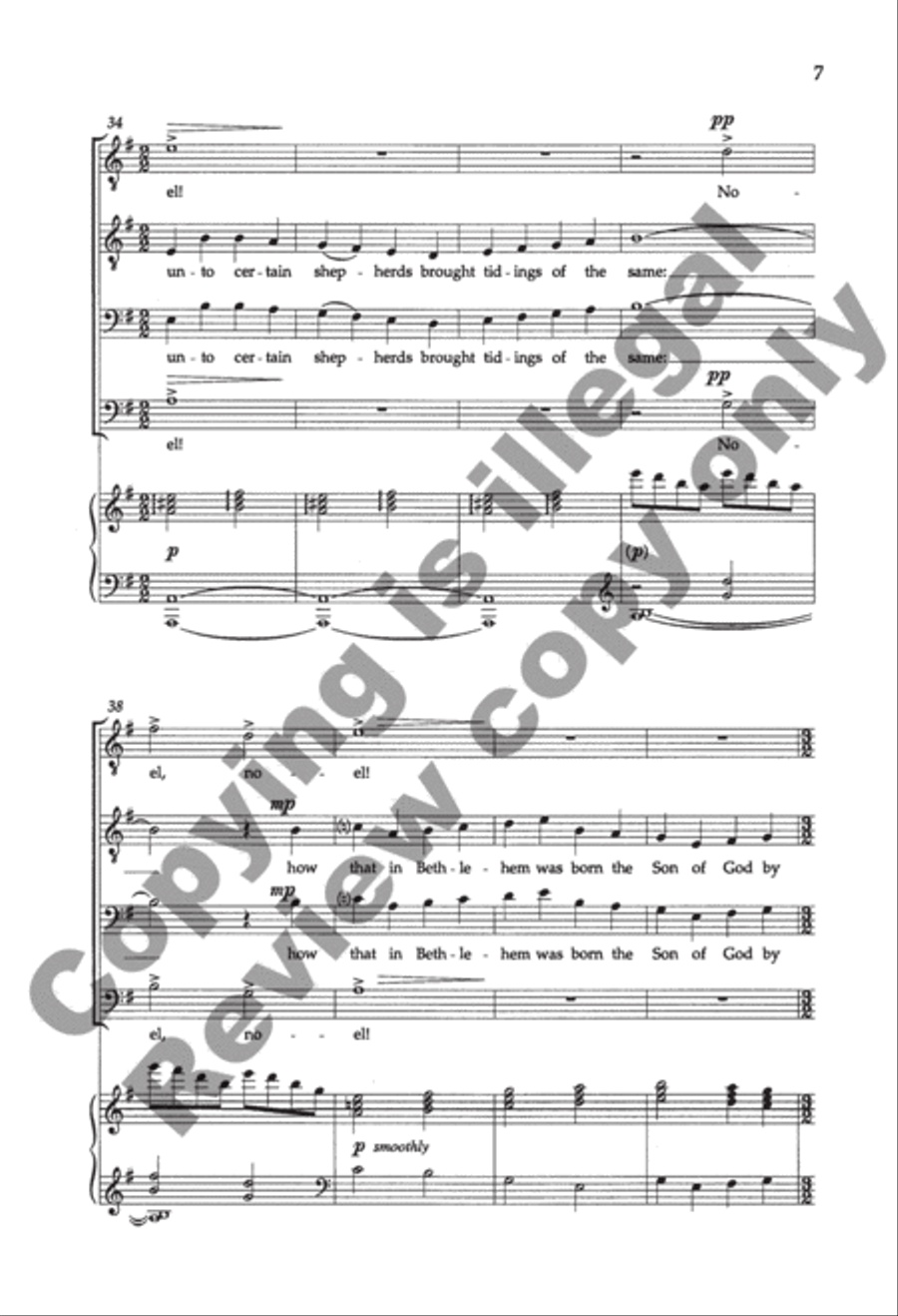 A Christmas Garland TTBB scores gallery preview page 7