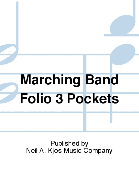 Marching Band Folio 3 Pockets