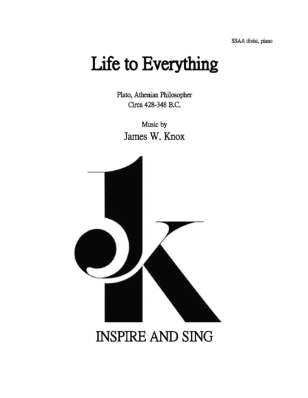 Life to Everything SSAA and piano image number null