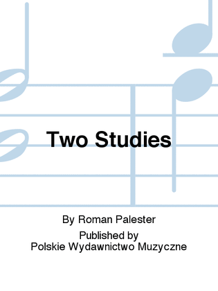 Book cover for Two Studies