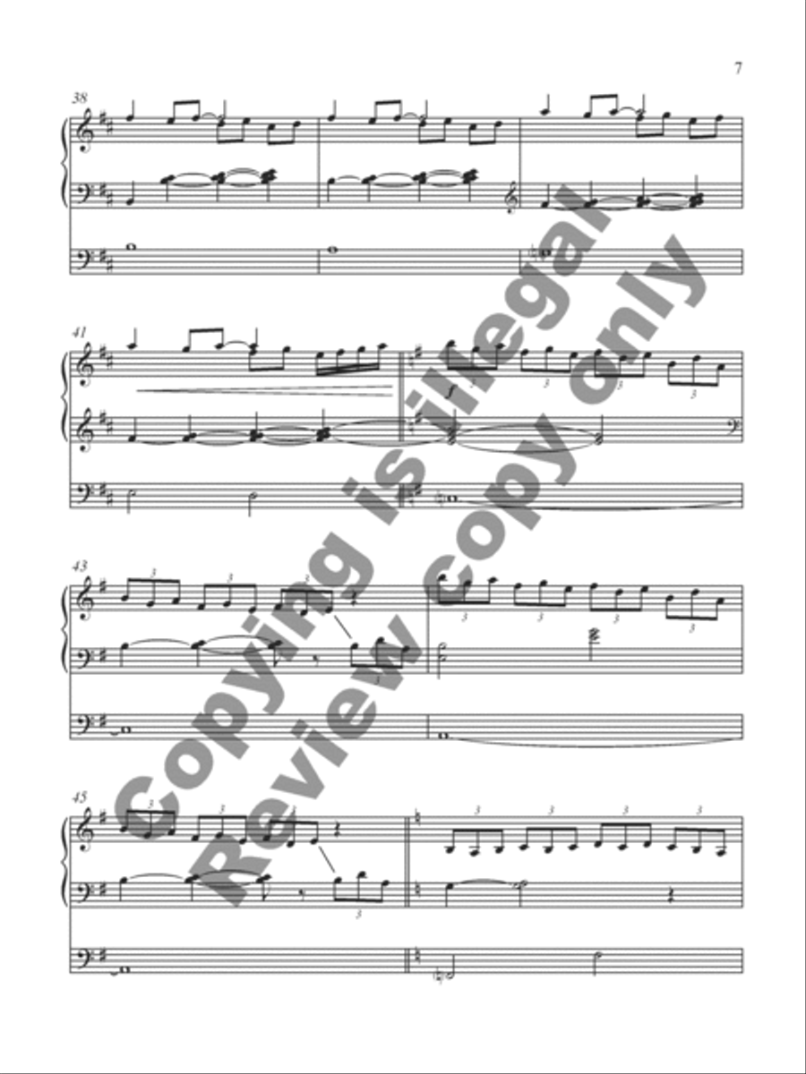 Beside the Still Waters Organ Solo scores gallery preview page 10