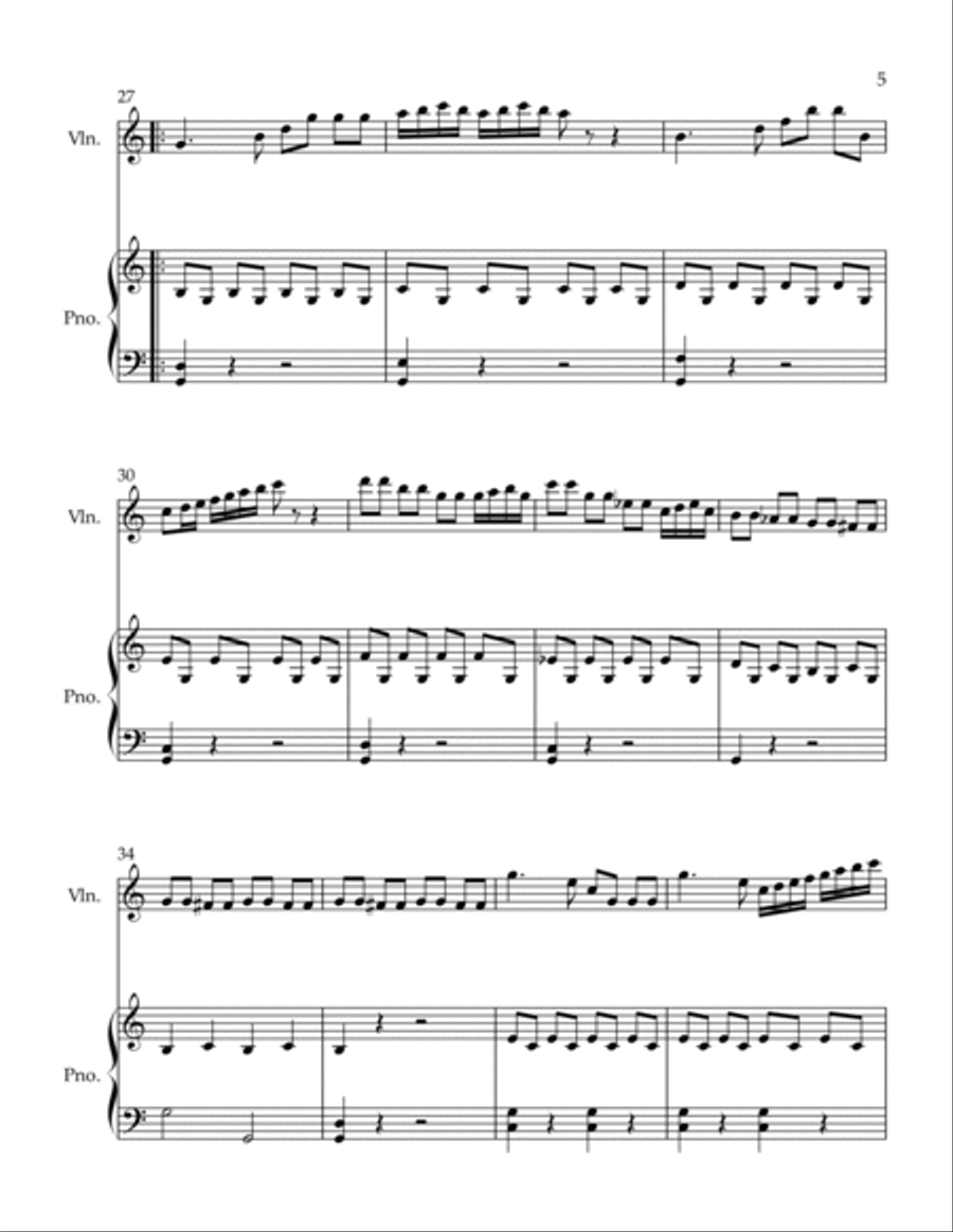 Spiritoso Violin Solo scores gallery preview page 5