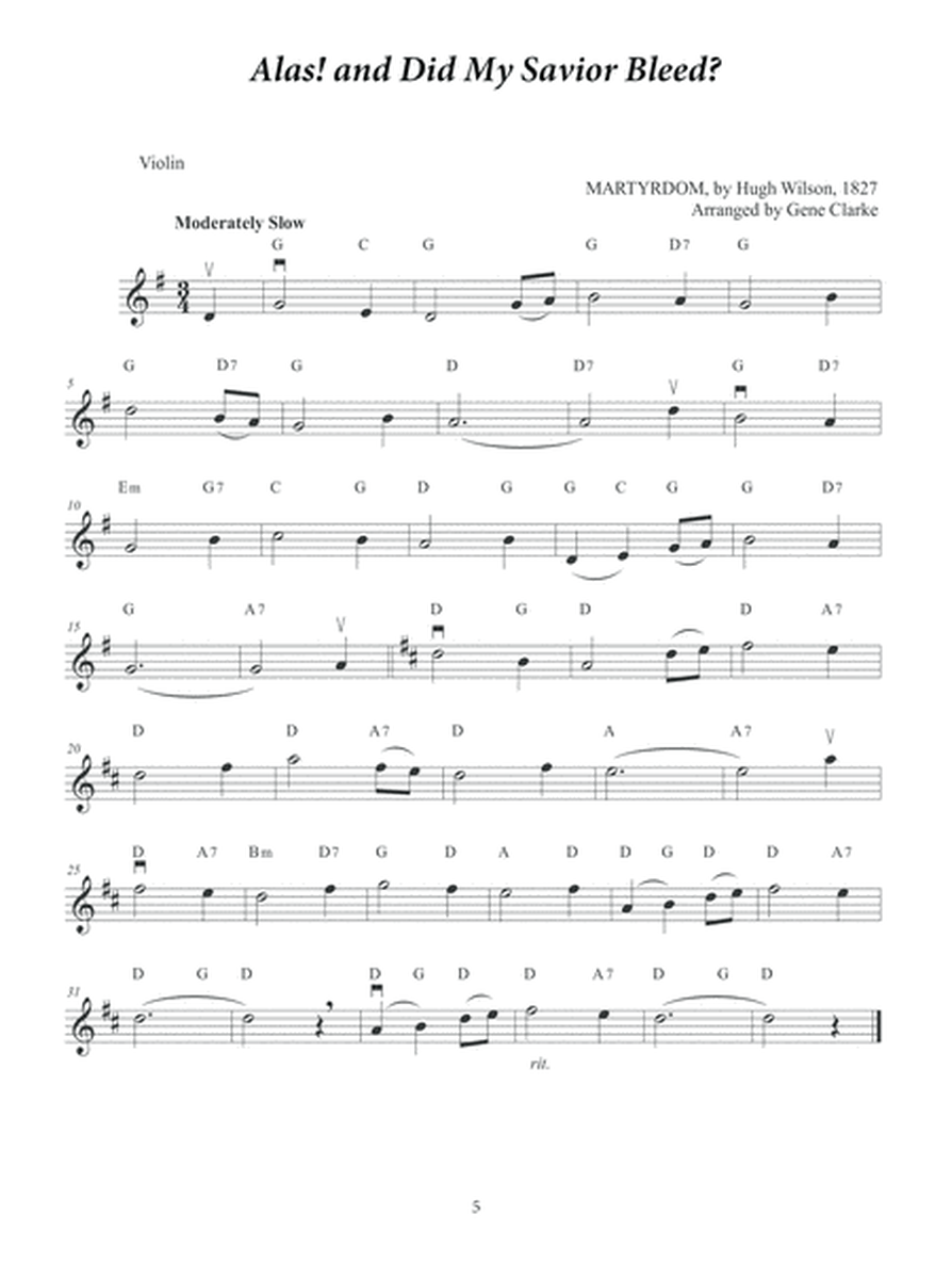 Hymns Made Easy for Violin