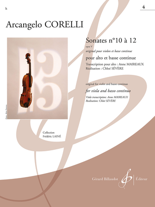 Sonates No. 10 à 12