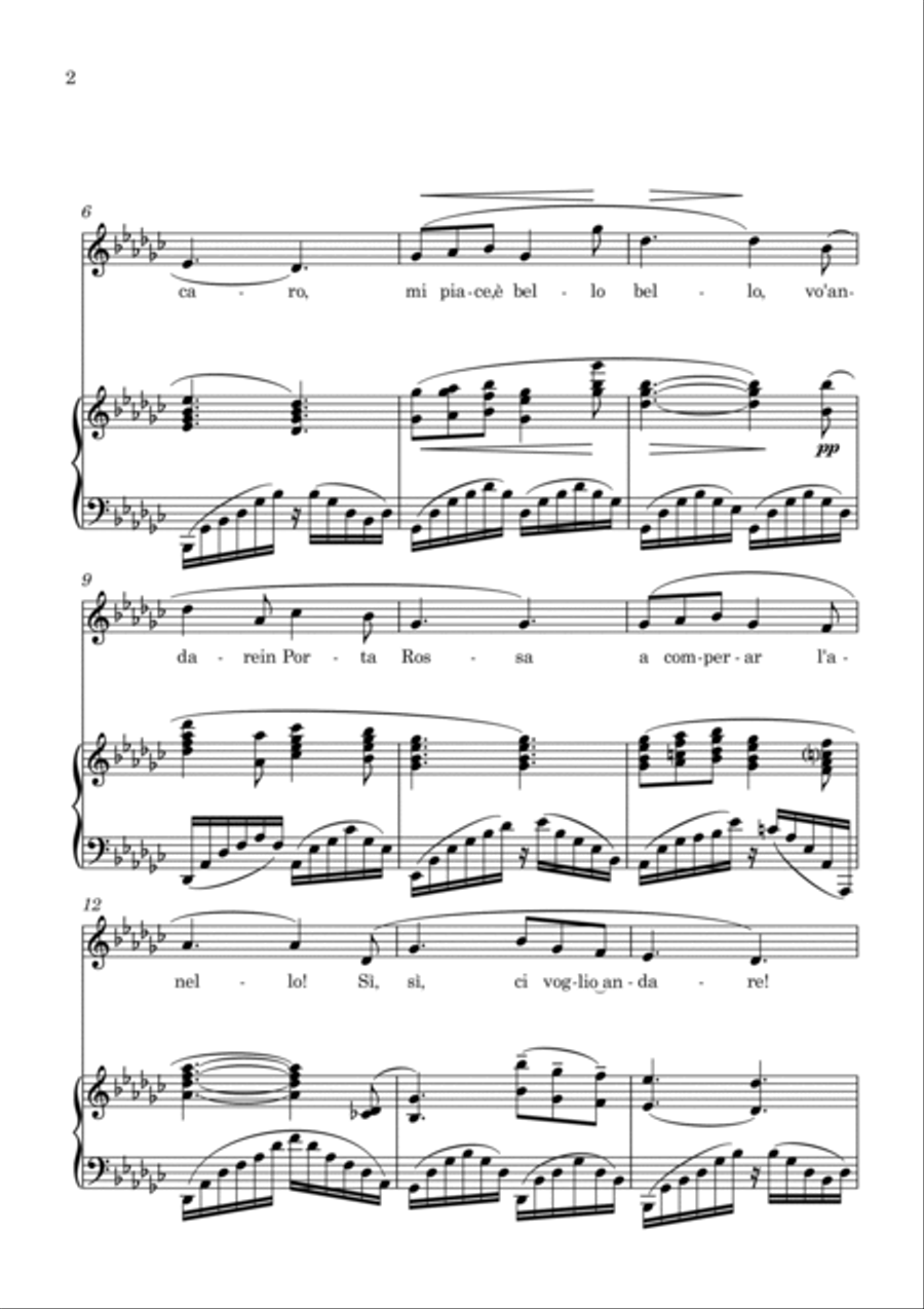 O Mio Babbino Caro O Mio Babbino Caro Voice scores gallery preview page 2