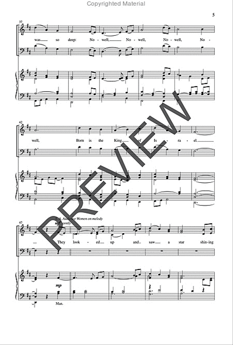 Festival First Nowell Festival First Nowell 4-Part scores gallery preview page 4