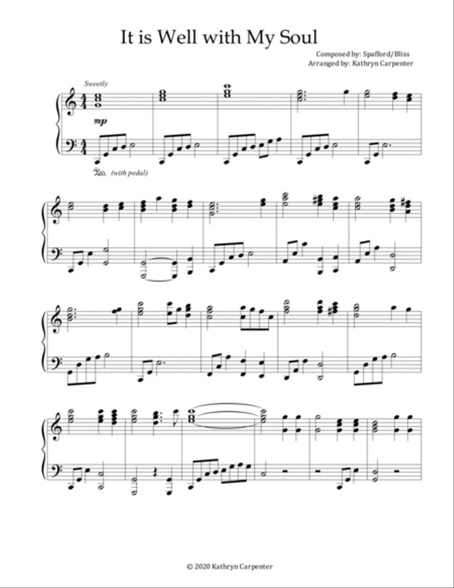 Hymn Collection for Advanced Piano Piano Solo scores gallery preview page 2