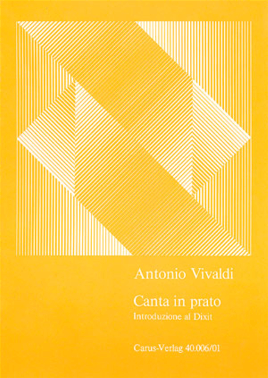 Sing in the meadows (Canta in prato) Soprano Voice scores gallery preview page 1