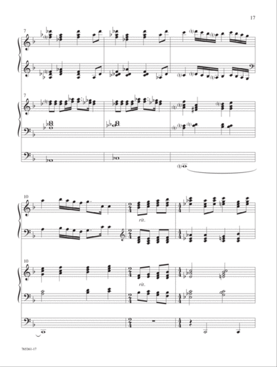 Symphony of Praise Organ scores gallery preview page 7
