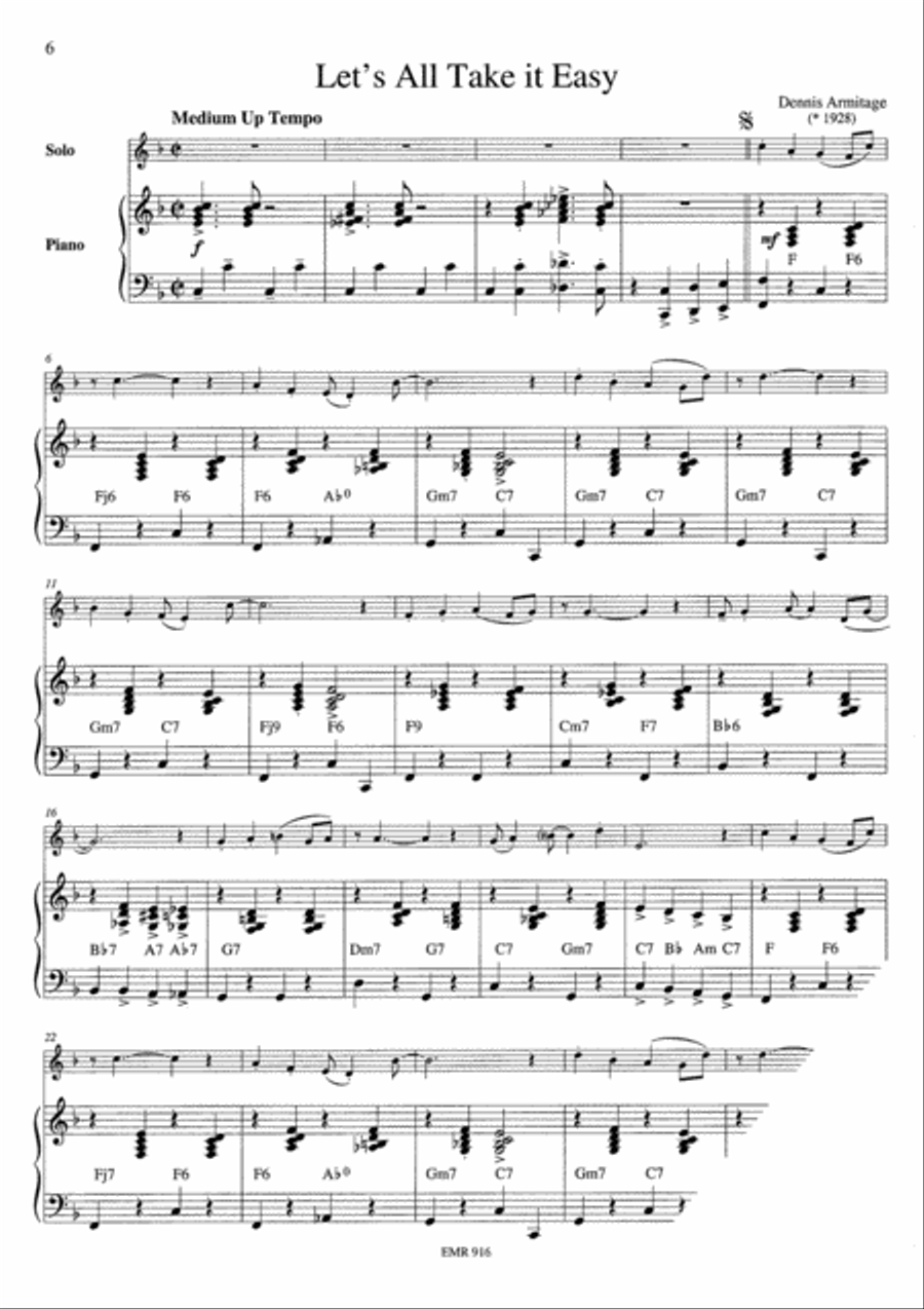 Dixieland Trumpet Duet scores gallery preview page 4