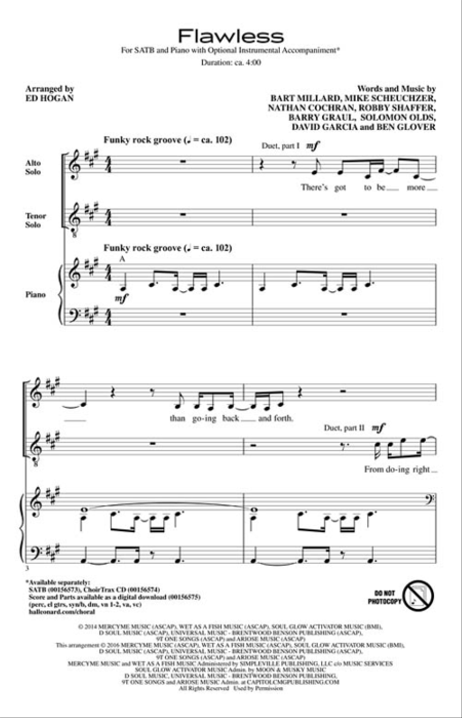 Flawless Choir scores gallery preview page 2
