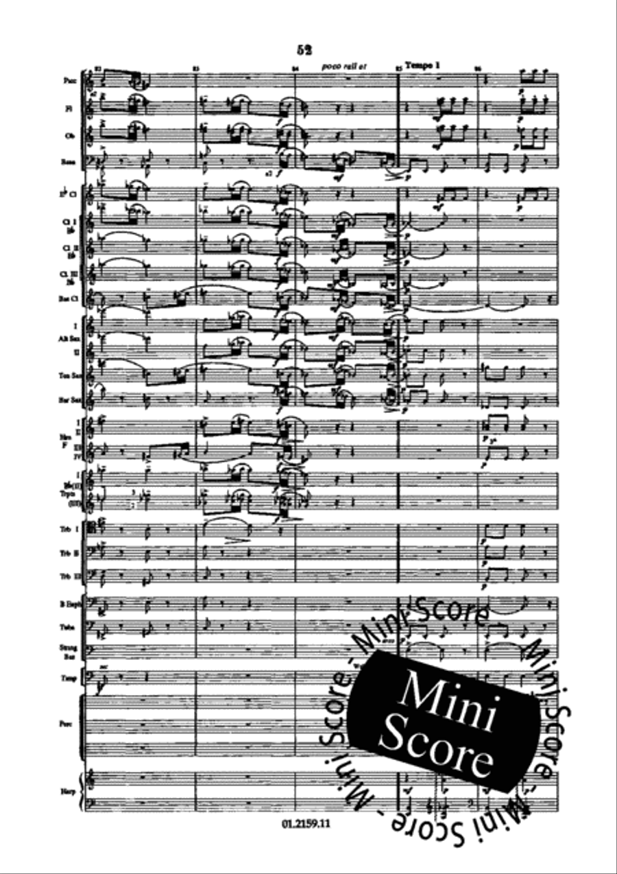 Dance Suite Concert Band scores gallery preview page 60