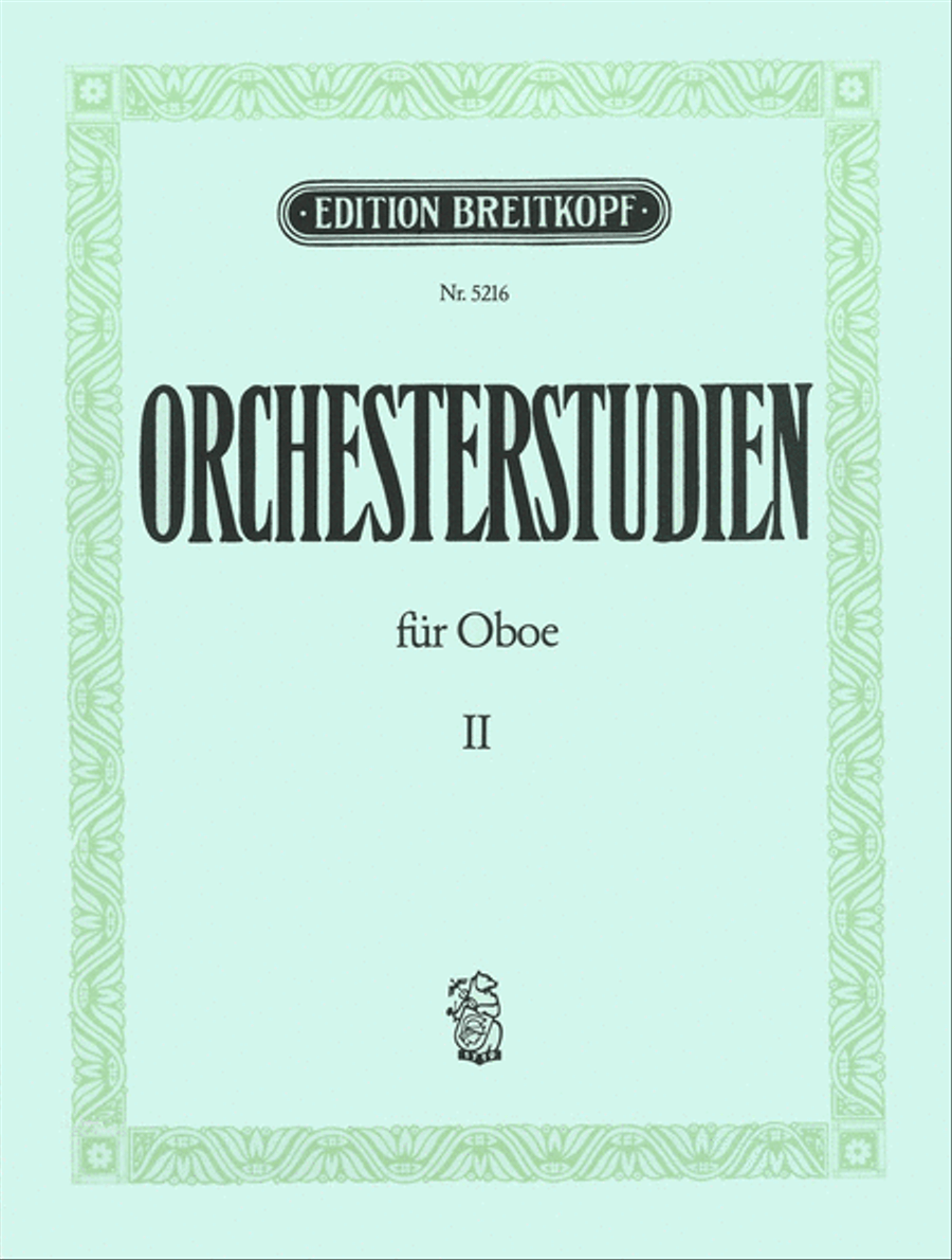 Orchestral Studies for Oboe Score scores gallery preview page 1