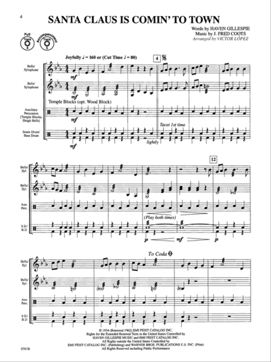 Flex-Ability Holiday -- Solo-Duet-Trio-Quartet with Optional Accompaniment Small Ensemble scores gallery preview page 7