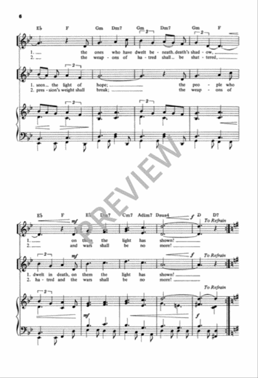 Arise, Shine! Arise, Shine! 3-Part scores gallery preview page 7