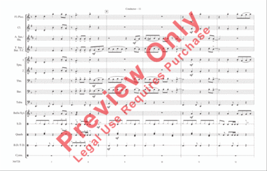 Cartoon Capers Cartoon Capers Marching Band scores gallery preview page 12